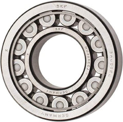 SKF - 45mm Bore Diam, 100mm Outside Diam, 25mm Wide Cylindrical Roller Bearing - 99,000 N Dynamic Capacity, 100,000 Lbs. Static Capacity - All Tool & Supply