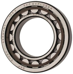 SKF - 50mm Bore Diam, 90mm Outside Diam, 20mm Wide Cylindrical Roller Bearing - 64,400 N Dynamic Capacity, 69,500 Lbs. Static Capacity - All Tool & Supply