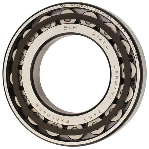 SKF - 60mm Bore Diam, 110mm Outside Diam, 22mm Wide Cylindrical Roller Bearing - 93,500 N Dynamic Capacity, 102,000 Lbs. Static Capacity - All Tool & Supply