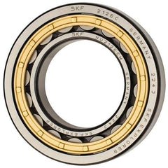 SKF - 60mm Bore Diam, 110mm Outside Diam, 22mm Wide Cylindrical Roller Bearing - 93,500 N Dynamic Capacity, 102,000 Lbs. Static Capacity - All Tool & Supply