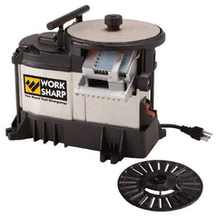 Work Sharp - 2 Inch Wide Tool Compatibility, 5.9055 Inch Wheel Diameter, Straight Cutting Tool Sharpener - 1/5 hp, 115 Voltage - All Tool & Supply