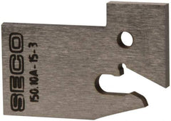 Seco - 0.61" Blade Height, 3/32" Blade Width, 1.303" OAL, Neutral Cut, Single End Indexable Cut-Off Blade - 150.10A Blade, 150.10 Series - All Tool & Supply