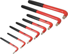 Wiha - 8 Piece Insulated L-Key Hex Key Set - Hex Range 1/8 to 1/2" - All Tool & Supply