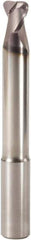 Seco - 4mm, 2 Flute, Single End, Solid Carbide, 0.3mm Corner Radius End Mill - 50mm OAL, 30° Helix, Right Hand Flute, 5mm LOC, Right Hand Cut, 16mm Extended Reach - All Tool & Supply