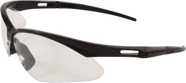 PRO-SAFE - Clear Lenses, Framed Safety Glasses - Scratch Resistant, Black Frame, Size Universal, Wrap Around - All Tool & Supply