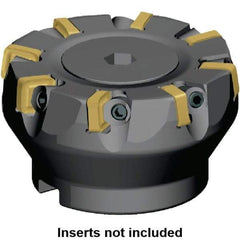 Kennametal - 102mm Cut Diam, 32mm Arbor Hole, 5mm Max Depth of Cut, 6° Indexable Chamfer & Angle Face Mill - 10 Inserts, SNXF 1204... Insert, Right Hand Cut, 10 Flutes, Series KSSR - All Tool & Supply