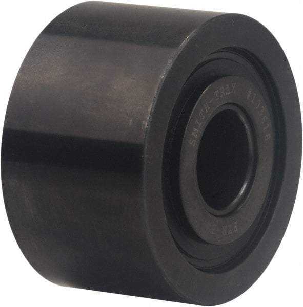 Accurate Bushing - 25mm Bore, 80mm Roller Diam x 44mm Width, Carbon Steel Yoke Cam Follower - 63,500 N Dynamic Load Capacity, 46mm Overall Width - All Tool & Supply