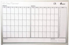 Ability One - 2" High x 26" Wide Dry Erase - Mylar Laminated, 39" Deep, Includes Accessory Tray, Mounting Kit, Instructions & Four Dry Erase Markers (Black, Blue, Green, Red) - All Tool & Supply