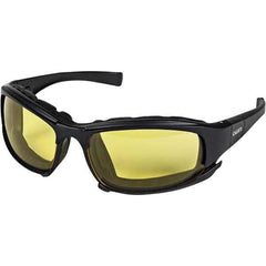 KleenGuard - Amber Lenses, Framed Safety Glasses - Anti-Fog, Scratch Resistant, Size Universal, Wrap Around - All Tool & Supply