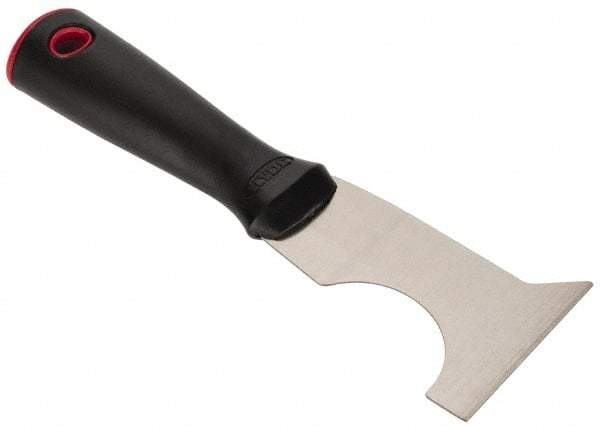 Hyde Tools - 2-1/2" Wide Carbon Steel Multi-Purpose Knife - Stiff, Polypropylene Handle, 7-1/2" OAL - All Tool & Supply