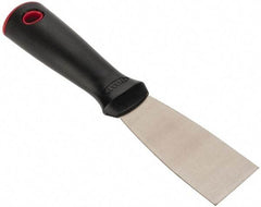 Hyde Tools - Stiff Carbon Steel Scraper - 1-1/2" Blade Width x 3-1/4" Blade Length, Polypropylene Handle - All Tool & Supply