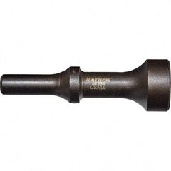 Mayhew - 1-1/4" Head Width, 4-1/4" OAL, Pneumatic Hammer - Round Drive, Round Shank, Steel - All Tool & Supply