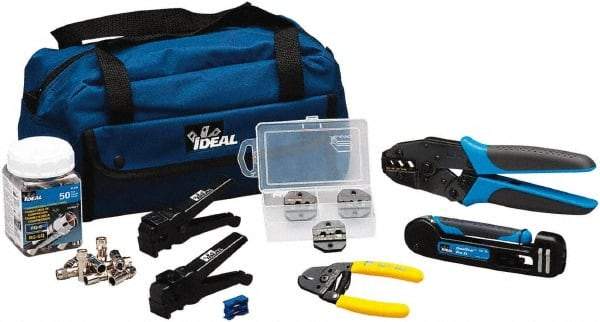 Ideal - Compression & Crimp Kit - For Use with Compression Connectors, Crimp Connectors - All Tool & Supply