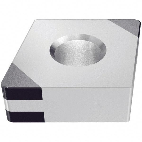 Iscar - CNGA432 M4 Grade IB10HC PCBN Turning Insert - TiN Finish, 80° Diamond, 1/2" Inscr Circle, 3/16" Thick, 1/32" Corner Radius - All Tool & Supply