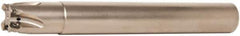 Walter - 1" Cut Diam, 8mm Max Depth of Cut, 1" Shank Diam, 8" OAL, Indexable Square Shoulder End Mill - AD.T 0803.. Inserts, Cylindrical Shank, 90° Lead Angle - All Tool & Supply