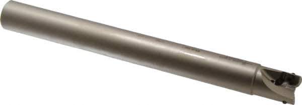 Walter - 3/4" Cut Diam, 11mm Max Depth of Cut, 3/4" Shank Diam, 7.53" OAL, Indexable Square Shoulder End Mill - AD.T 1204.. Inserts, Cylindrical Shank, 90° Lead Angle - All Tool & Supply