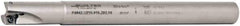 Walter - 5/8" Cut Diam, 8mm Max Depth of Cut, 5/8" Shank Diam, 7" OAL, Indexable Square Shoulder End Mill - AD.T 0803.. Inserts, Cylindrical Shank, 90° Lead Angle - All Tool & Supply