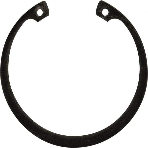 Rotor Clip - 0.078" Thick, Phosphate Finish, Steel Snap Internal Retaining Ring - 0.086" Groove Width, 0.074" Groove Depth, 2.648" Groove Diam, Grade 1060-1090 - All Tool & Supply