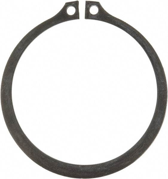 Rotor Clip - 2.36" Groove Diam, 2-1/2" Shaft Diam, Phosphate Steel, Snap External Retaining Rings - 0.086" Groove Width, 0.07" Groove Depth, 0.078" Ring Thickness, Grade 1060-1090 - All Tool & Supply