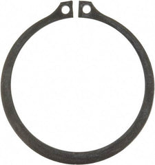 Rotor Clip - 2.36" Groove Diam, 2-1/2" Shaft Diam, Phosphate Steel, Snap External Retaining Rings - 0.086" Groove Width, 0.07" Groove Depth, 0.078" Ring Thickness, Grade 1060-1090 - All Tool & Supply