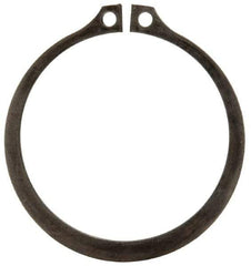 Rotor Clip - 2.12" Groove Diam, 2-1/4" Shaft Diam, Phosphate Steel, Snap External Retaining Rings - 0.086" Groove Width, 0.065" Groove Depth, 0.078" Ring Thickness, Grade 1060-1090 - All Tool & Supply