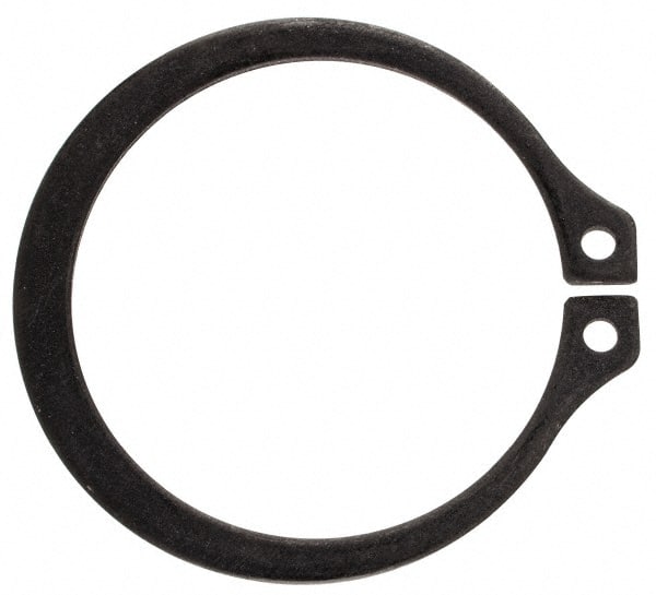 Rotor Clip - 63/64" Shaft Diam, 0.926" Groove Diam, Spring Steel External SH Style Retaining Ring - All Tool & Supply