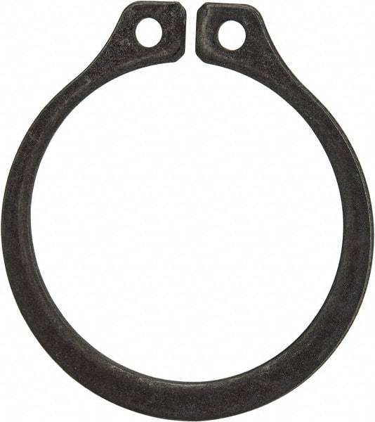 Rotor Clip - 1" Groove Diam, 1-1/16" Shaft Diam, Phosphate Steel, Snap External Retaining Rings - 0.056" Groove Width, 0.032" Groove Depth, 0.05" Ring Thickness, Grade 1060-1090 - All Tool & Supply