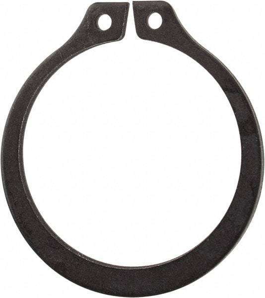 Rotor Clip - 0.821" Groove Diam, 7/8" Shaft Diam, Phosphate Steel, Snap External Retaining Rings - 0.046" Groove Width, 0.027" Groove Depth, 0.042" Ring Thickness, Grade 1060-1090 - All Tool & Supply