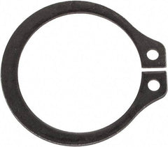 Rotor Clip - 0.559" Groove Diam, 19/32" Shaft Diam, Phosphate Steel, Snap External Retaining Rings - 0.039" Groove Width, 0.017" Groove Depth, 0.035" Ring Thickness, Grade 1060-1090 - All Tool & Supply