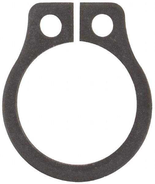 Rotor Clip - 0.261" Groove Diam, 9/32" Shaft Diam, Phosphate Steel, Snap External Retaining Rings - 0.029" Groove Width, 0.01" Groove Depth, 0.025" Ring Thickness, Grade 1060-1090 - All Tool & Supply