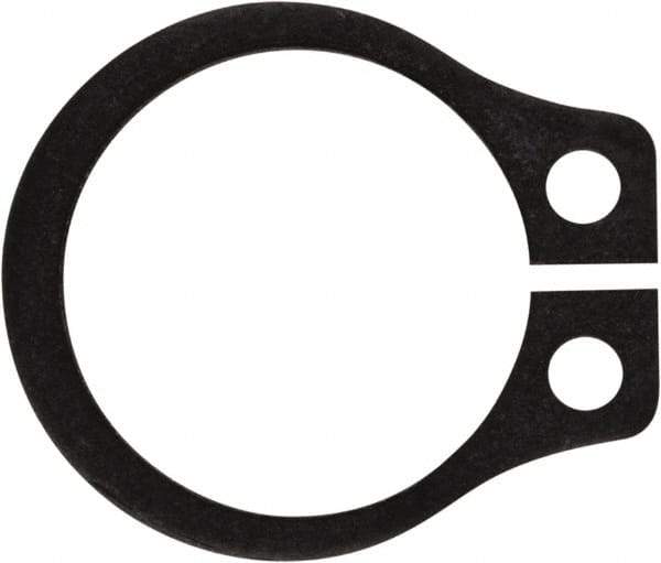 Rotor Clip - 0.321" Groove Diam, 11/32" Shaft Diam, Phosphate Steel, Snap External Retaining Rings - 0.029" Groove Width, 0.011" Groove Depth, 0.025" Ring Thickness, Grade 1060-1090 - All Tool & Supply