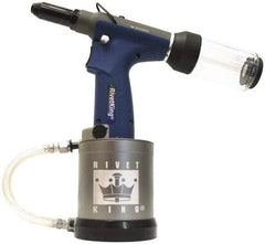 RivetKing - 3/16" Capacity, Air Riveter - 0.787" Long Stroke, 20" Inlet - All Tool & Supply