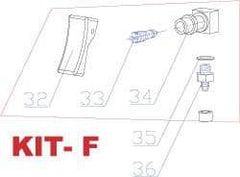 RivetKing - 3 to 6" Trigger Kit for Rivet Tool - Includes Trigger Valve, On/Off Base, O-Ring - All Tool & Supply