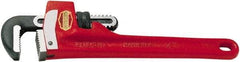 Ridgid - 10" Steel Straight Pipe Wrench - 1-1/2" Pipe Capacity - All Tool & Supply