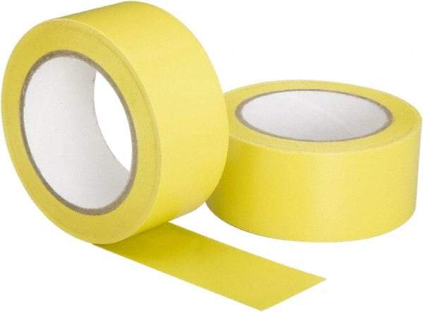 Ability One - Yellow Solid Color Vinyl Tape - 2" Wide x 108' Long, General Traffic - All Tool & Supply