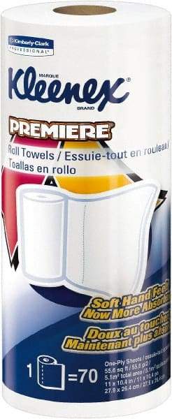 Kleenex - Perforated Roll of 1 Ply White Paper Towels - 10-3/8" Wide - All Tool & Supply