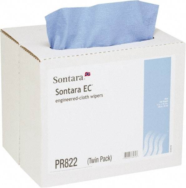 NuTrend Disposables - Dry General Purpose Wipes - Pop-Up, 12" x 16-1/2" Sheet Size, Blue - All Tool & Supply