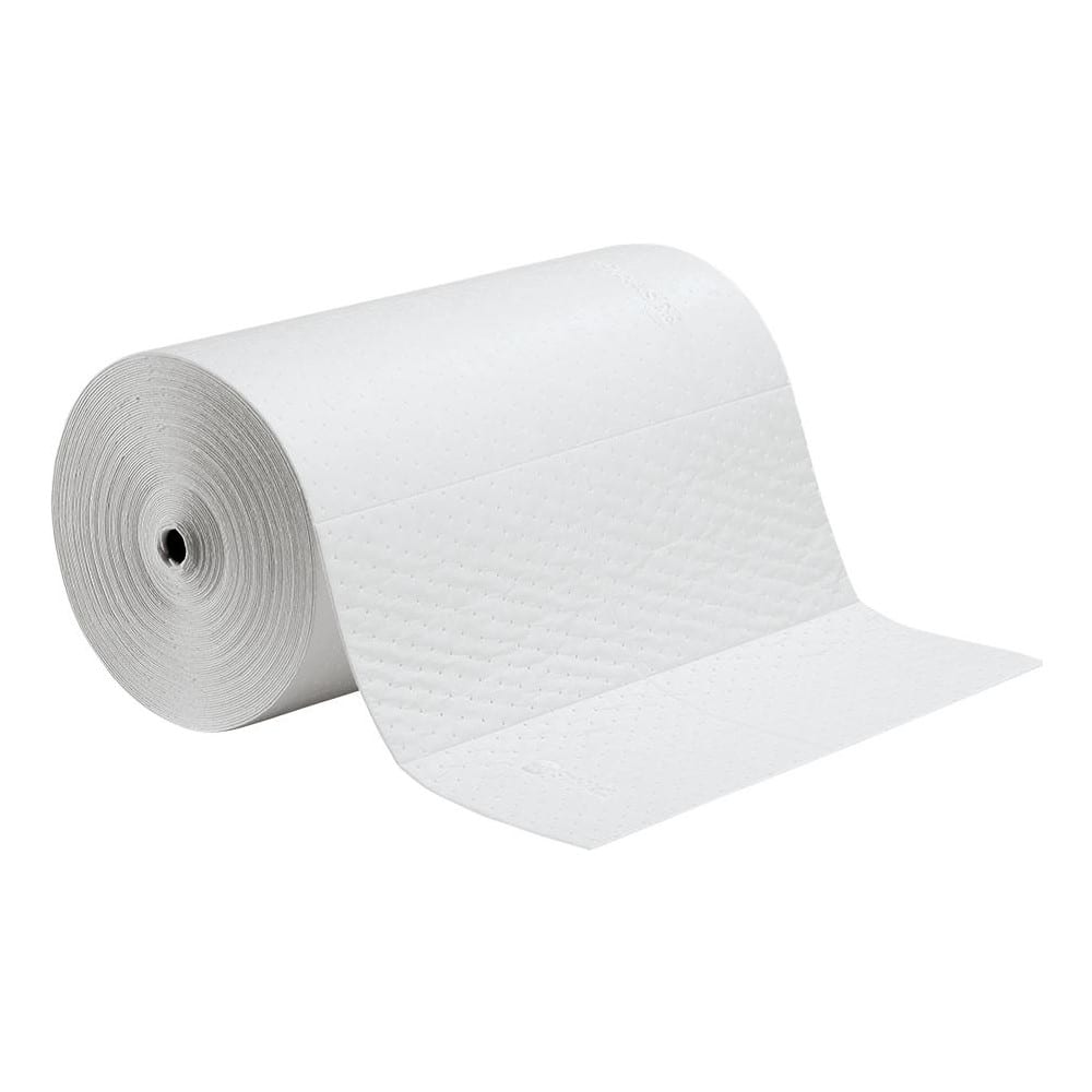 Pads, Rolls & Mats; Product Type: Roll; Application: Oil Only; Overall Length (Feet): 150.00; Total Package Absorption Capacity: 40.2 gal; Material: Polypropylene; Fluids Absorbed: Oil Based Liquids; Oil; Fuel; Absorbency Weight: Heavy; Width (Decimal Inc