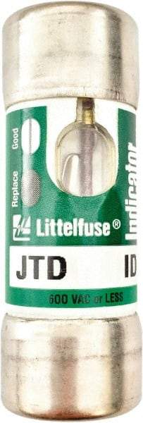 Littelfuse - 300 VDC, 600 VAC, 25 Amp, Time Delay General Purpose Fuse - 2-1/4" OAL, 20 at DC, 200/300 at AC kA Rating, 13/16" Diam - All Tool & Supply