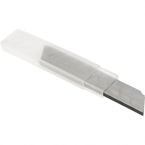 Value Collection - 10 Piece Steel Utility Knife Blade - 0.7087" Blade Thickness - All Tool & Supply