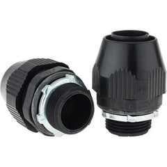 Value Collection - 1" Trade, Plastic Threaded Straight Liquidtight Conduit Connector - All Tool & Supply