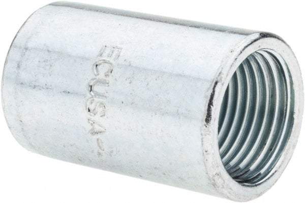 Value Collection - 1/2" Trade, Steel Threaded Straight Rigid/Intermediate (IMC) Conduit Coupling - All Tool & Supply