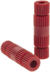 Value Collection - 24 to 18 AWG Compatible, Nylon Fully Insulated, Crimp-On Butt Splice Terminal - Red - All Tool & Supply