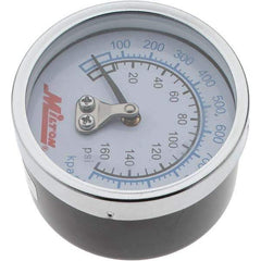 Value Collection - 2" Dial, 1/4 Thread, 0-160 Scale Range, Pressure Gauge - Back Connection Mount - All Tool & Supply