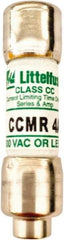 Value Collection - 300 VDC, 600 VAC, 4 Amp, Time Delay General Purpose Fuse - 300 at AC kA Rating - All Tool & Supply