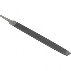 Value Collection - 8" Long, Smooth Cut, Mill American-Pattern File - Single Cut, 9/64" Overall Thickness - All Tool & Supply