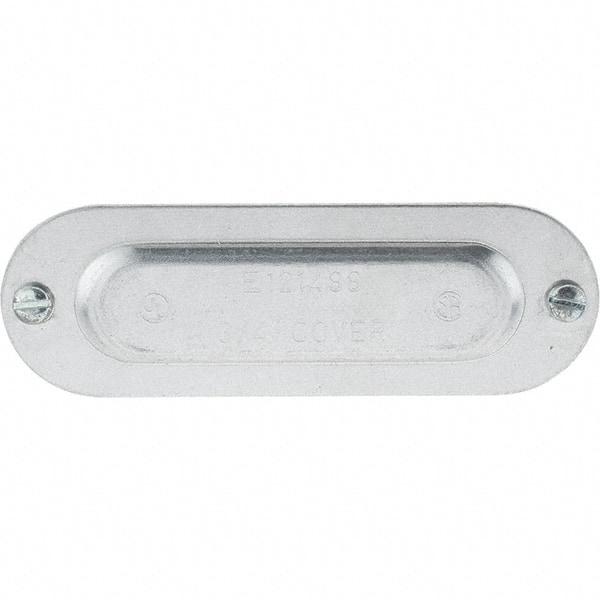 Value Collection - 3/4" Trade, Aluminum Conduit Body Cover Plate - Use with Conduit & Conduit Fittings, Service Entrance Connectors - All Tool & Supply