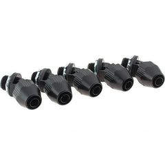 Value Collection - 3/8" Trade, PVC Compression & Threaded Angled Liquidtight Conduit Connector - All Tool & Supply