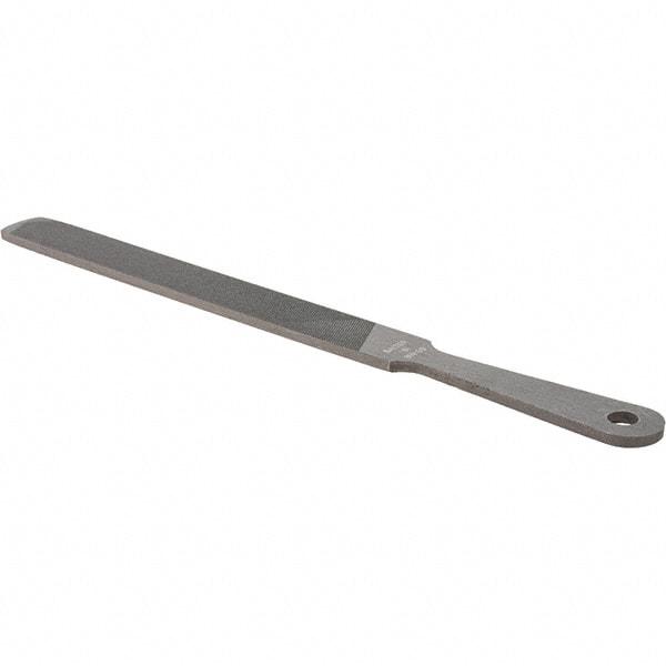 Value Collection - 8" Long, Hand American-Pattern File - Single, Double Cut, 3/16" Overall Thickness, Handle - All Tool & Supply