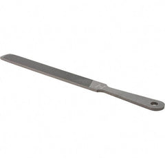 Value Collection - 8" Long, Hand American-Pattern File - Single, Double Cut, 3/16" Overall Thickness, Handle - All Tool & Supply